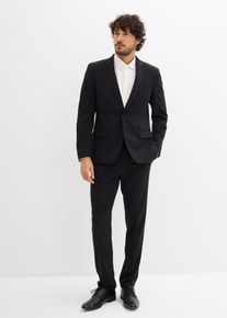 bonprix Super Stretch-Anzug (2tlg. Set) Slim Fit, schwarz, Gr.56, Klassisch, modern, selbstbewusst - dieser Anzug in schmaler Passform bringt seine Silhouette stilvoll auf den Punkt