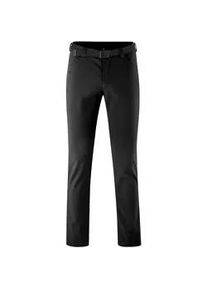 Maier Sports Outdoorhose Perlit (winddicht/wasserabweisend/innen Fleece) lang schwarz Herren