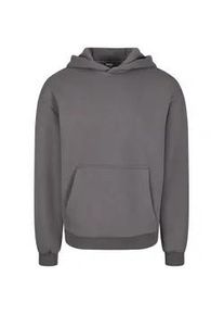 Kapuzenpullover Urban Classics "Urban Classics Fluffy Hoody", Herren, Gr. 5XL, magnet, 70% Baumwolle, 30% Polyester, unifarben, normal, ohne Ausschnitt, Pullover Kapuzenpullover