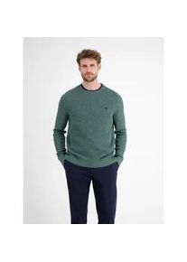 Strickpullover Lerros "Lerros Herren Strickpullover in Strukturqualit&auml;t", Damen, Gr. 3XL, blau (fjord blau), 100% Baumwolle, Rundhals, Pullover Strickpullover