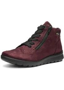 Schn&uuml;rboots Ara "TORONTO", Damen, Gr. 8 (42), weinrot, Velourslederimitat, unifarben, Schuhe Schn&uuml;rboots, Snowboots, Winterstiefel mit Gore-Tex und Weite sehr weit