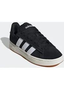 Sneaker Adidas SPORTSWEAR "GRAND COURT ALPHA", Herren, Gr. 39, schwarz-wei&szlig; (core schwarz, ftwr wei&szlig;, gum10), Leder, Synthetik, Schuhe Sneaker, Design inspiriert vom Adidas Campus 00