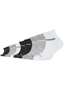 10er Pack Camano Mesh Ventilation Quarter Socken Kinder 9997 - black mix 27-30