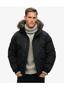 Superdry Herren Everest Kunstfell-bomberjacke Schwarz - Gr&ouml;&szlig;e: Xxl 102020200058012A005