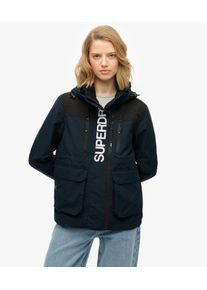 Superdry Damen Ultimate Windjacke in Blockfarben Navy - Gr&ouml;&szlig;e: 42 2082217500342AFW020