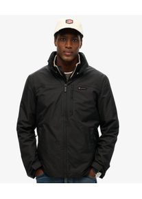 Superdry Herren Logo Patch Windjacke Ohne Kapuze, Schwarz - Gr&ouml;&szlig;e: XXL 102020100040412A005