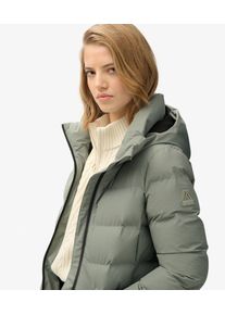 Superdry Damen Gesteppt City Mid Jacke, Hellgr&uuml;n - Gr&ouml;&szlig;e: 42 2082218500635G1V020