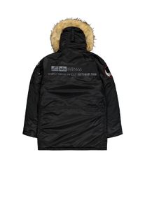 Winterjacke Alpha Industries "N-3B Airborne", Damen, Gr. S, schwarz, Obermaterial: 100% Nylon; Futter: 100% Nylon; F&uuml;llung: 100% Polyester, Jacken Winterjacke