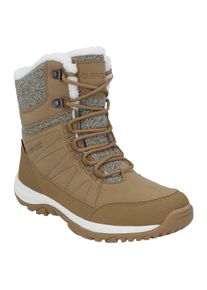 Winterstiefel Hi-Tec "RIVA MID WP", Damen, Gr. 40, braun (natural, overland), Synthetik, Textil, mehrfarbig, Schuhe Winterstiefel, Winterstiefel, Snowboots, Winterschuhe, wasserdicht & gef&uuml;ttert