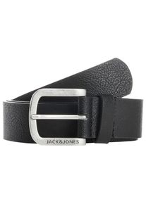 Jack & Jones Lederg&uuml;rtel JACK & JONES "JACHARRY BELT NOOS", Herren, Gr. 95, schwarz, Leder, genarbt, unifarben, G&uuml;rtel Lederg&uuml;rtel, Topseller