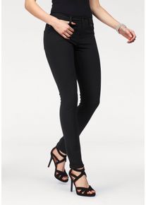 Jerseyhose Laura Scott, Damen, Gr. 44L, N-Gr, schwarz, Milano Rib, Obermaterial: 76% Polyester, 20% Viskose, 4% Elasthan, unifarben, schmal lang, Hosen Jerseyhose, in Kurz und Langgr&ouml;&szlig;en