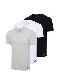 V-Shirt adidas Sportswear "Active Core Cotton", Herren, Gr. XL, 908, assorted, Obermaterial: 100% Baumwolle, bequem h&uuml;ftbedeckend, V-Ausschnitt, Shirts V-Shirt, V-Ausschnitt, Kurzarm, bequem