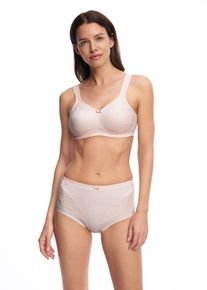Minimizer-BH SuSa "London", Damen, Gr. 85, Cup G, soft peach, Obermaterial: 76% Polyamid, 24% Elasthan, BHs Minimizer-BH, vorgeformte Cups, Spitze, blickdicht, elastisch