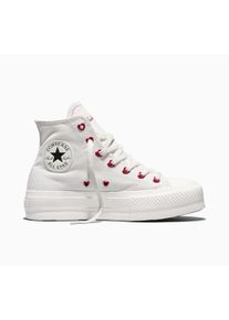 Sneaker Converse "CHUCK TAYLOR ALL STAR LIFT", Damen, Gr. 42,5, vintage wei&szlig;, egret, days ahead, Textil, Schuhe Sneaker, Valentine, Love Edition