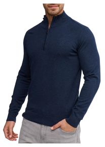 Troyer INDICODE "Lillamos", Herren, Gr. XXL, blau (navy mix), Strick, Obermaterial: 80% Baumwolle, 20% Polyamid, unifarben, normal, ohne Ausschnitt, Pullover Troyer
