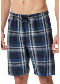 Bermudas Schiesser "Mix + Relax", Herren, Gr. 56, N-Gr, 914, sonstiges, Web, Obermaterial: 100% Baumwolle, bequem kniefrei, Hosen Bermudas, kariert, Gummizug, Bindeband