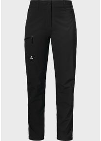 Sch&ouml;ffel Outdoorhose SCH&Ouml;FFEL "Mountain Pants Style Blaueis WMS", Damen, Gr. 42, Normalgr&ouml;&szlig;en, schwarz (9990, schwarz), Oberstoff: 88% Nylon 12% Elasthan, Hosen Outdoorhose