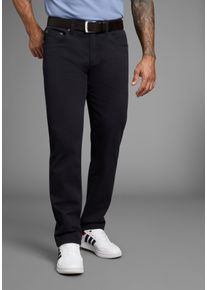 MAN'S WORLD 5-Pocket-Hose MAN'S WORLD, Herren, Gr. 62, N + U Gr, blau (marine), Obermaterial: 98% Baumwolle, 2% Elasthan, comfort fit lang, Hosen 5-Pocket-Hose, Stretchhose mit Dehnbund, Topseller