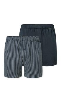 Weiter Boxer Schiesser "Boxershorts Multipacks", Herren, Gr. 5, 908, sortiert 2, Single Jersey, Obermaterial: 100% Baumwolle, gestreift, unifarben, weit, Unterhosen Weiter Boxer, ideal als Geschenk, mit Eingriff