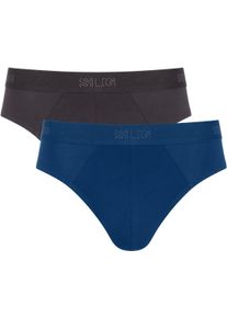 Slip Sloggi "SLG Base Brief C2P", Herren, Gr. XL, schwarz (schwarz combination), Single Jersey, Obermaterial: 95% Baumwolle, 5% Elasthan, Unterhosen Slip, weiches und edles Material