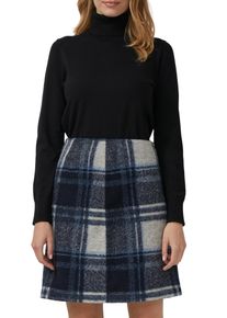 Strickpullover s.Oliver, Damen, Gr. 46, schwarz, Strick, Obermaterial: 72% Viskose, 28% Polyester, unifarben, regular fit normal, ohne Ausschnitt, elastischer Bund, Pullover Strickpullover, mit Rollkragen