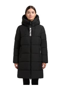 Steppmantel Khujo "MISTHA", Damen, Gr. M (38), schwarz, Web, Obermaterial: 100% Polyester. Futter: 100% Nylon. Wattierung: 100% Polyester, unifarben, Basic ca. Mitte Oberschenkel, M&auml;ntel Steppmantel