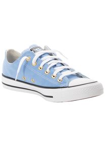 Sneaker Converse "CHUCK TAYLOR ALL STAR PEACHED CANVAS", Herren, Gr. 42, open sky, wei&szlig;, gold, Textil, Schuhe Sneaker