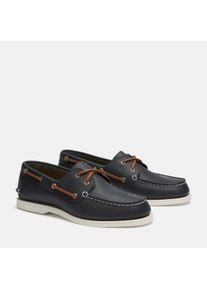 Bootsschuh Timberland "CLASSIC BOAT BOAT SHOE", Damen, Gr. 40, nvy full grain, Leder, Schuhe Bootsschuh, Classic Bootsschuh aus Timberland Premium Leder