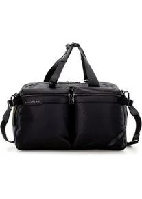 SCHARLAU Slackline MERAYO Leder-Reisetasche Black