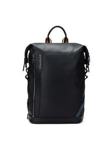 SCHARLAU Slackline RONJA Leder Rucksack f&uuml;r 13" Laptopfach Black