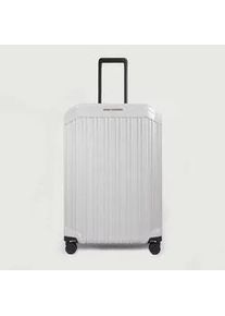 Piquadro PQ-Light 4-Rollen Trolley Koffer 69cm; gl&auml;nzend Grau