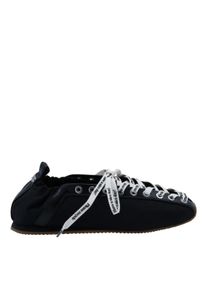Ganni Low-Top Sneaker - Timeless Black Flats With Rounded Toe And Minimali - Gr. 37 (EU) - in Schwarz - f&uuml;r Damen