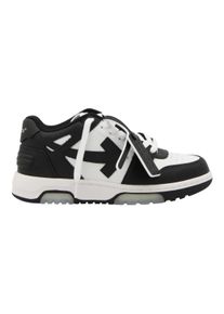 Off-White Low-Top Sneaker - Low-Top Sneakers With Bold Black - Gr. 44,5 (EU) - in Schwarz - f&uuml;r Damen