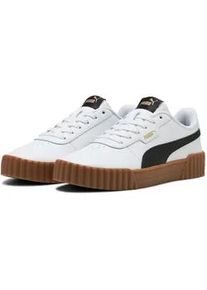 Puma Carina 3.0 Leder Sneaker Damen 14 - Puma white/Puma black 42.5