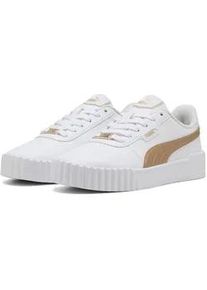 Puma Carina 3.0 DayINight Sneaker Damen 01 - Puma white/Puma gold 41
