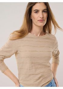 Walbusch Baumwollshirt Streifenstruktur LA