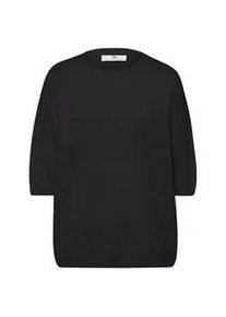 Rundhals-Pullover Peter Hahn schwarz, 48