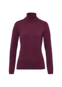 Rollkragen-Pullover aus Schurwolle und Kaschmir Peter Hahn rot, 40