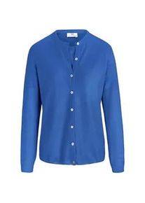 Twinset aus 100% Schurwolle Pure Tasmanian Wool Peter Hahn blau, 42