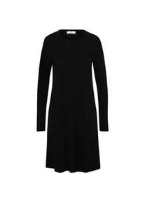 Strickkleid Rundhals-Ausschnitt Peter Hahn schwarz, 50