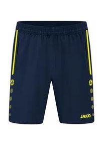 Jako Allround Shorts Kinder marine/neongelb 140