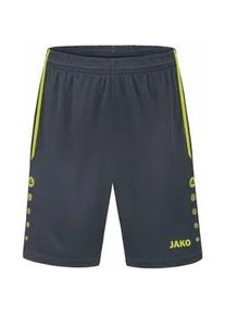 Jako Allround Shorts Kinder anthrazit/lemon 116
