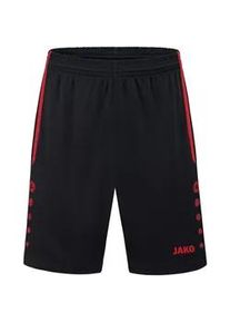 Jako Allround Shorts Kinder schwarz/sportrot 116