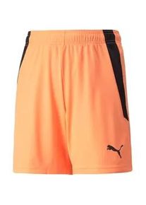 Puma teamLIGA Shorts Kinder neon citrus/Puma black 176