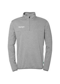 Kempa 1/4-Zip Top Sweatshirt Kinder dark grau melange 128