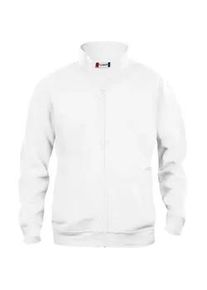 Clique Basic Sweatjacke Kinder 00 - wei&szlig; 160 cm