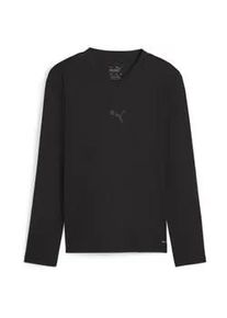 Puma teamGOAL Baselayer Langarmshirt Kinder 03 - Puma black/flat dark gray 116