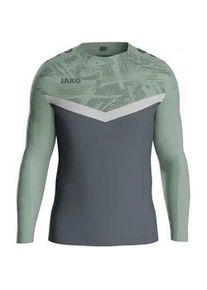 Jako Iconic Sweatshirt Kinder 852 - anthra light/mintgr&uuml;n/soft grey 116