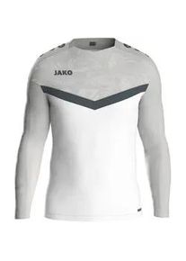 Jako Iconic Sweatshirt Kinder 016 - wei&szlig;/soft grey/anthra light 152