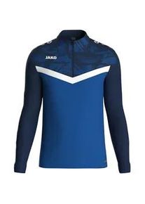 Jako Iconic 1/4-Zip Sweatshirt Kinder 403 - royal/marine 164